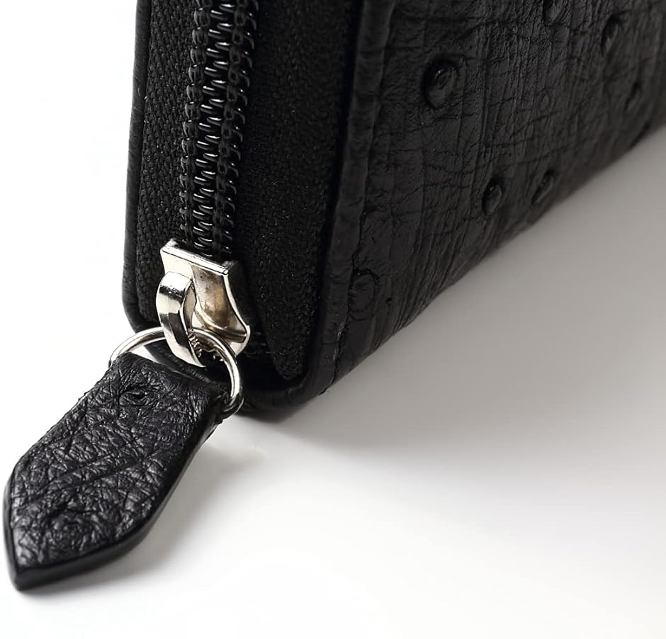 母の日 長財布 レディース オーストリッチ フルポイント 本革 ラウンド