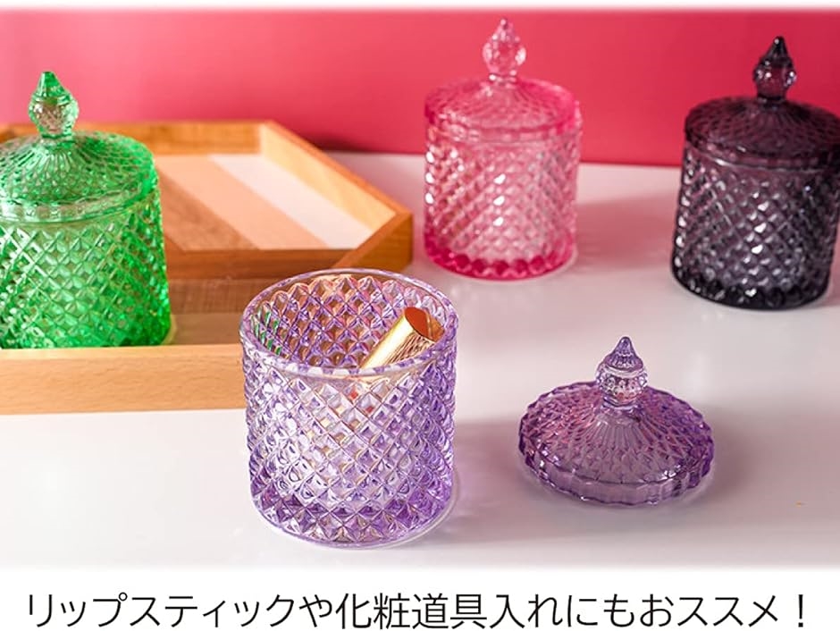 【値下げ中】LAN glasswork Amazon｜12個60ml-47x60mm竹の蓋が付いた空のガラス瓶、キャンディー 小物入れ ガラス　蓋付き容器 小物入れ