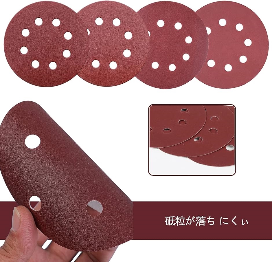 35枚 125mm耐水 サンドペーパー #32...の詳細画像3
