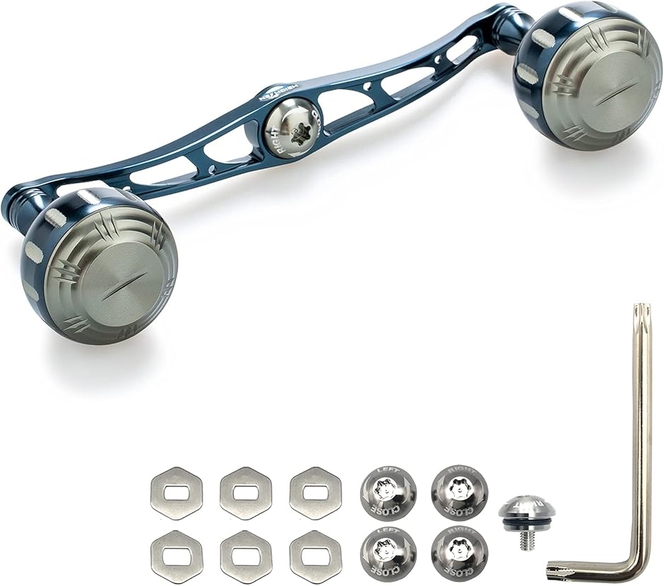 130mm ベイト リール ハンドル 70航空アルミ製 シマノ ダイワ 用 MDM