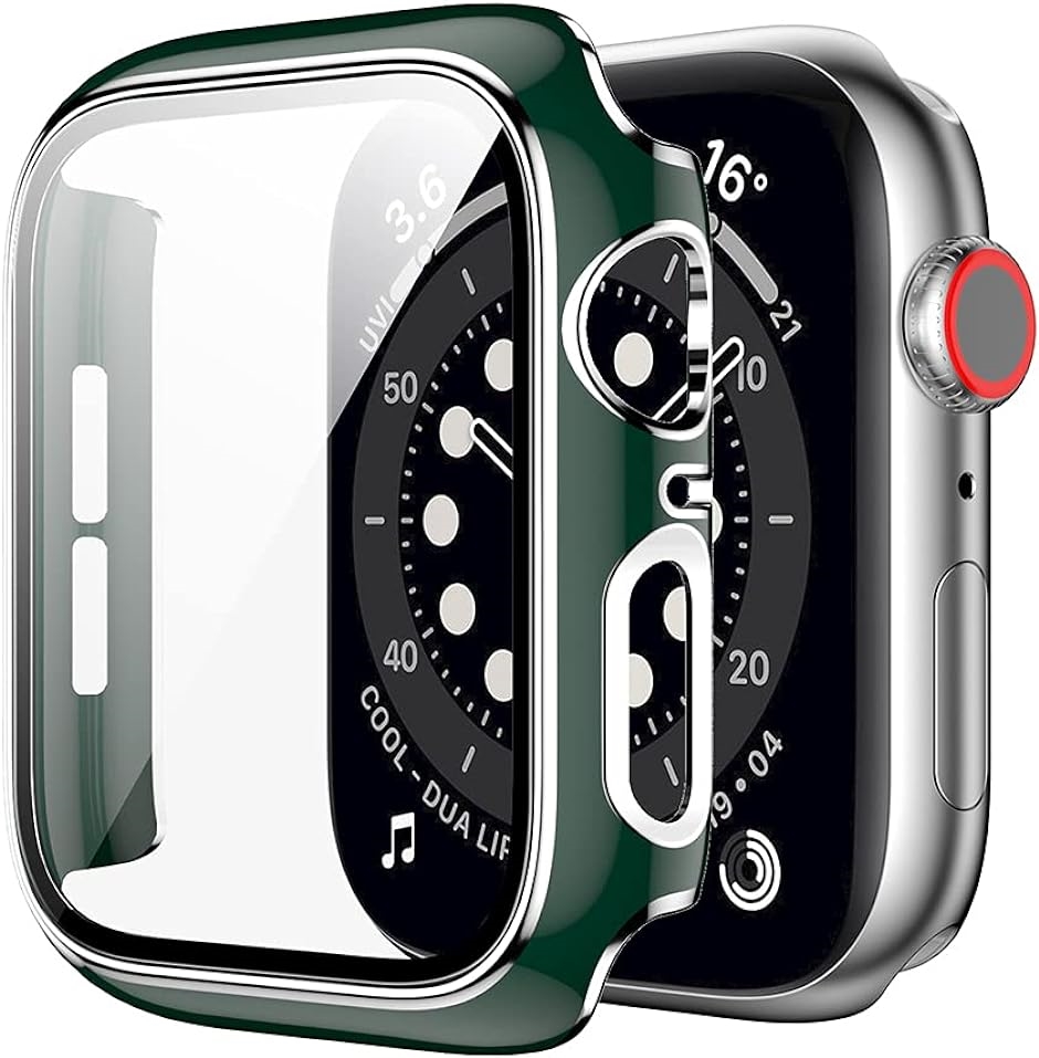 販売直販Apple Watch 7 45mm 本体　GPS緑 付属品完備　カバー付き Apple Watch本体