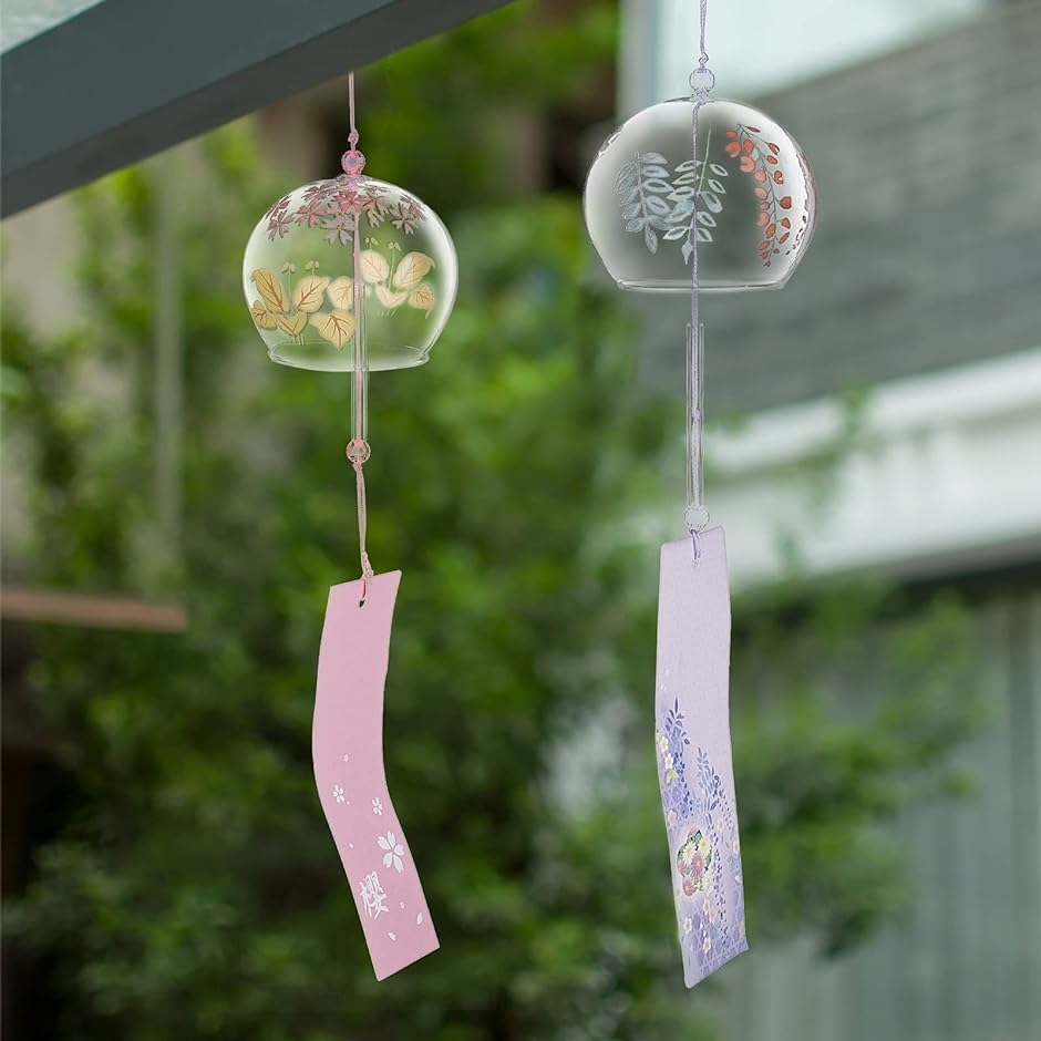 から厳選した 残り2つ 江戸風鈴夏の風物詩 金魚柄