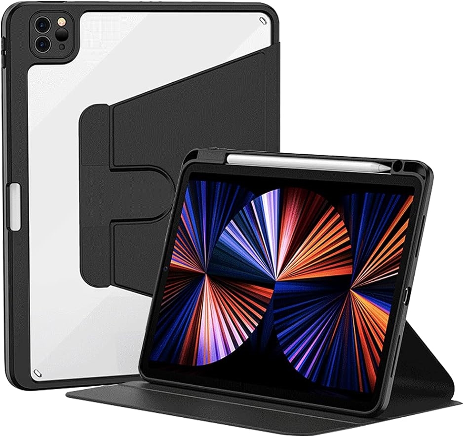iPad Air4 ケース2020 10.9 Pro 11 ケース2021/2020/2018 360度回転