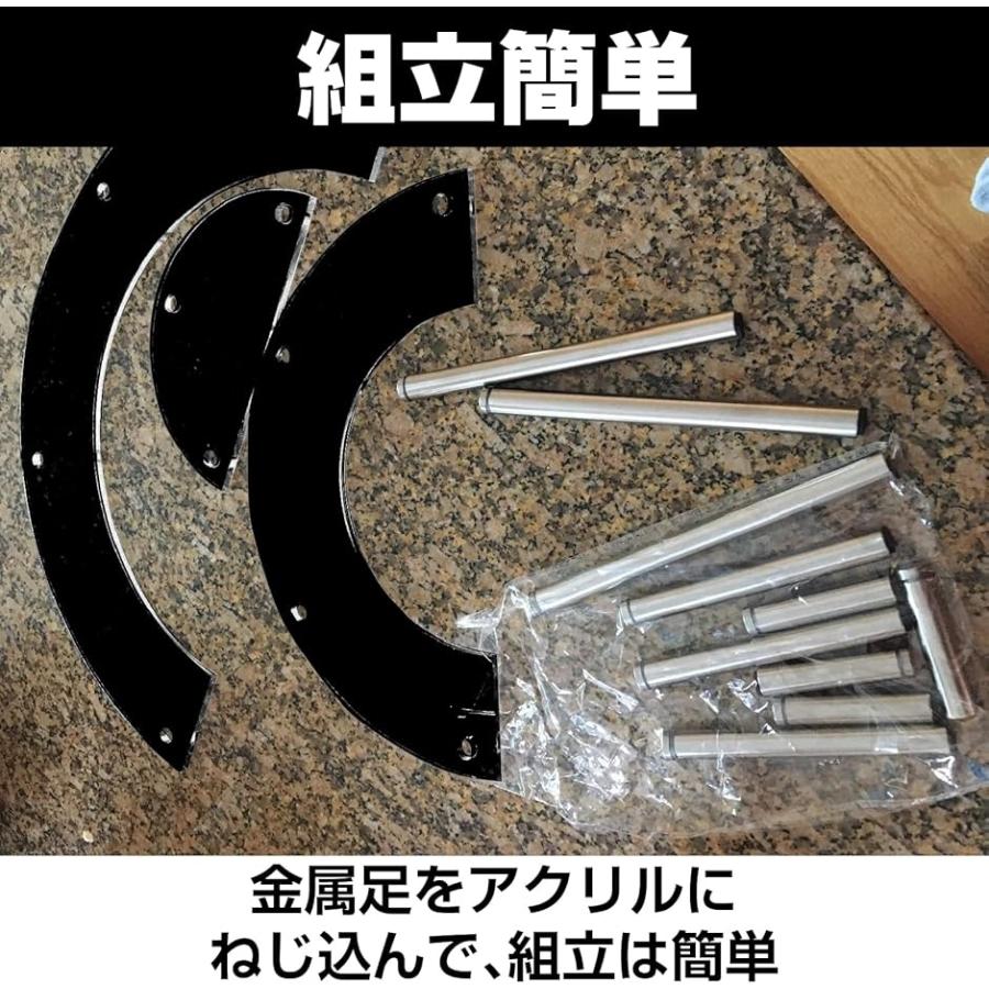 激安通販新作激安通販新作フィギュア ケース ディスプレイ ラック 透明 アクリル棚 ステージ 展示 階段( 黒色, 3段) ガラスケース アクリルスタンド 収納 スタンド フィギア コスメ ディスプレイ インテリア