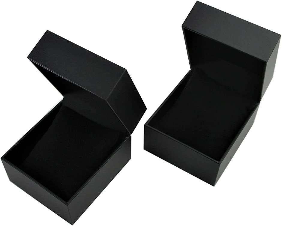 時計 ケース 腕時計 1本用 プレゼント用 ボックス コレクション 収納ケース 化粧箱付 黒 2個