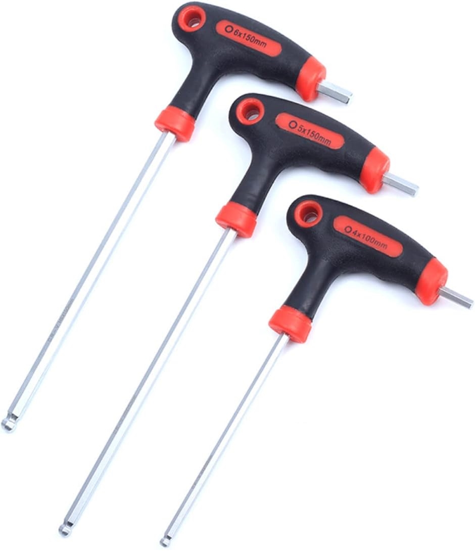 morytrade T型 レンチ セット 六角レンチ アーレンキー ボールヘッド