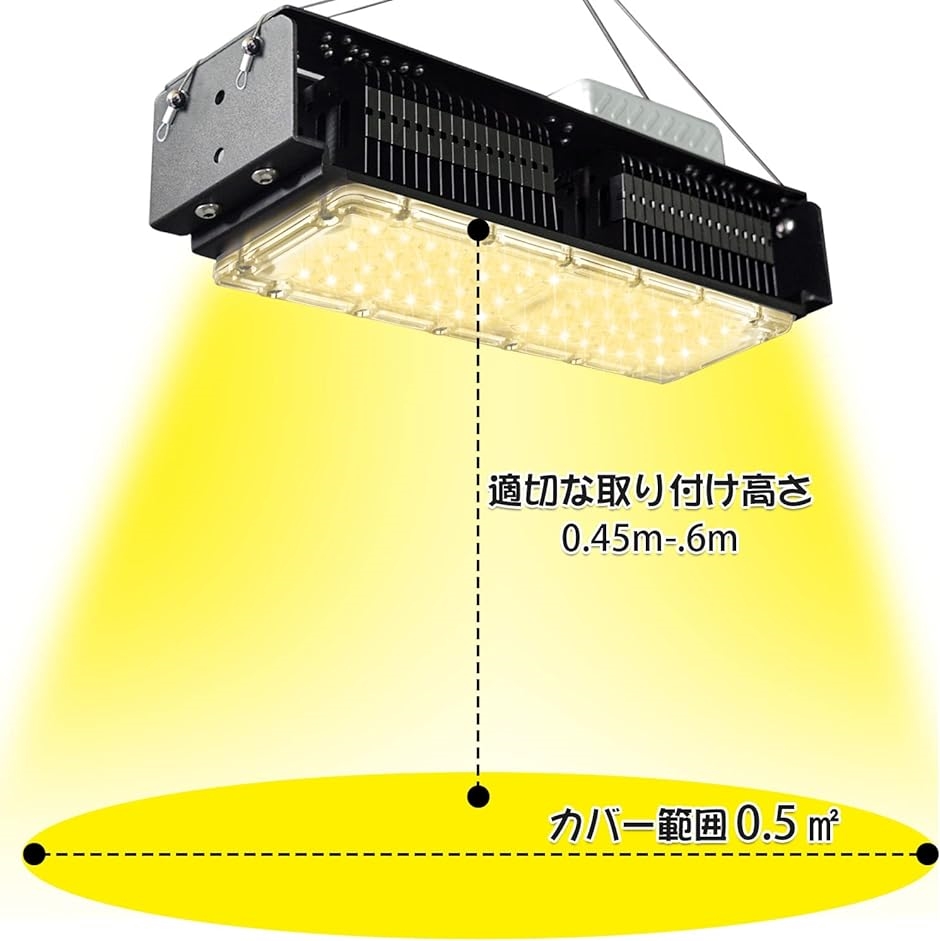 植物育成ライト LED 50W 植物育成用ライト フルスペクトル植物ライト