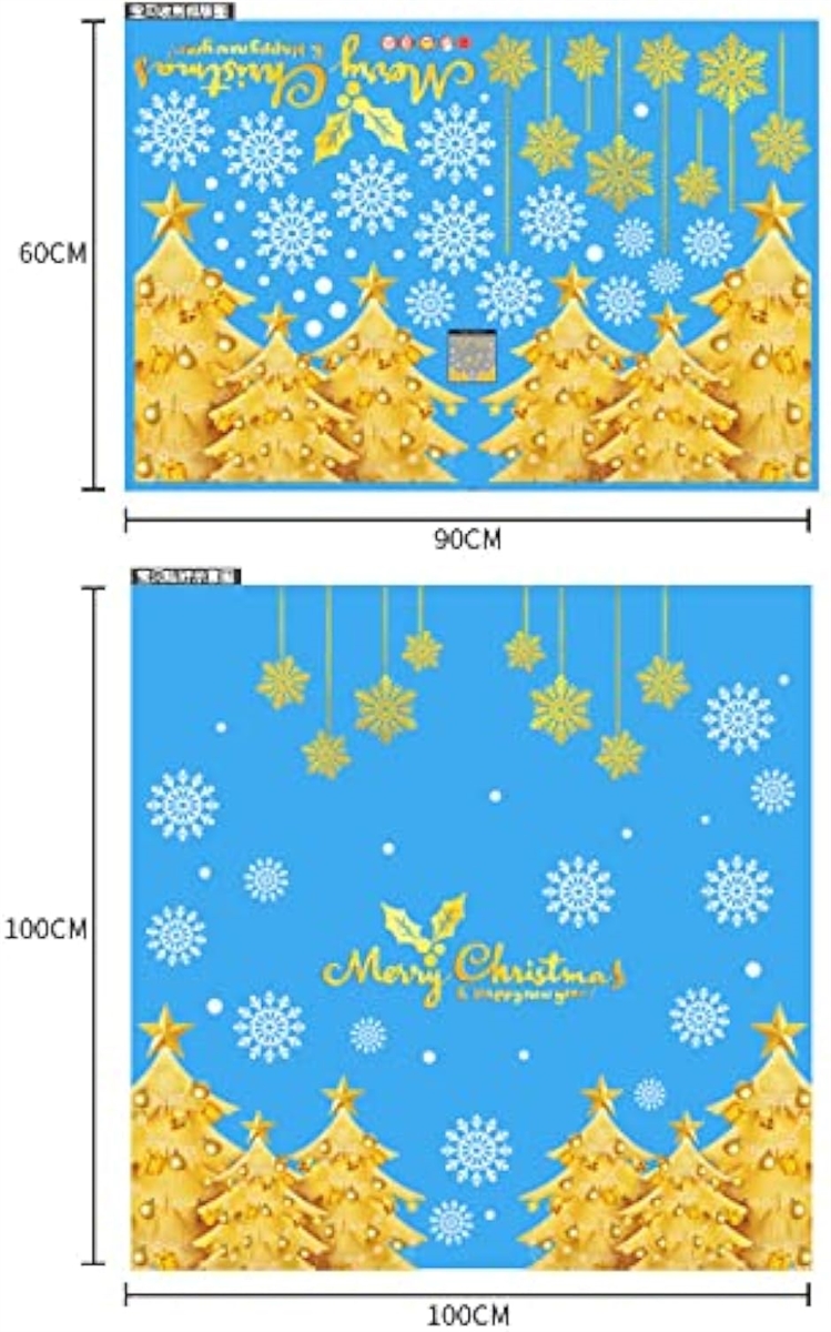 クリスマス 静電ステッカー ウォールステッカー 窓ステッカー 剥がせる