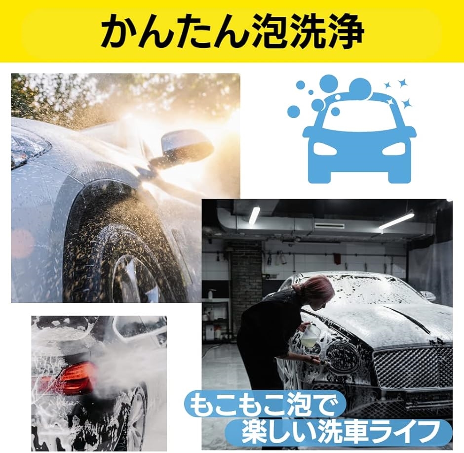 GreenAUTO ケルヒャー ノズル 洗車 フォームガン フォームノズル