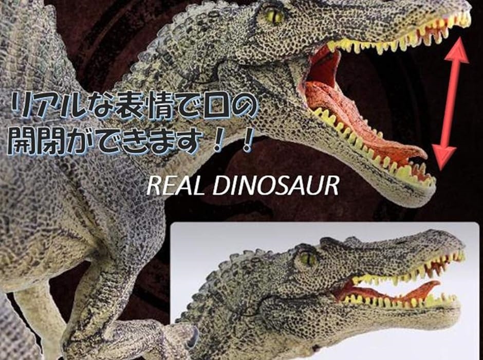 ウィスアイランド 大迫力 リアル ダイナソー 恐竜 怪獣 フィギュア スピノサウルス｜horikku｜06