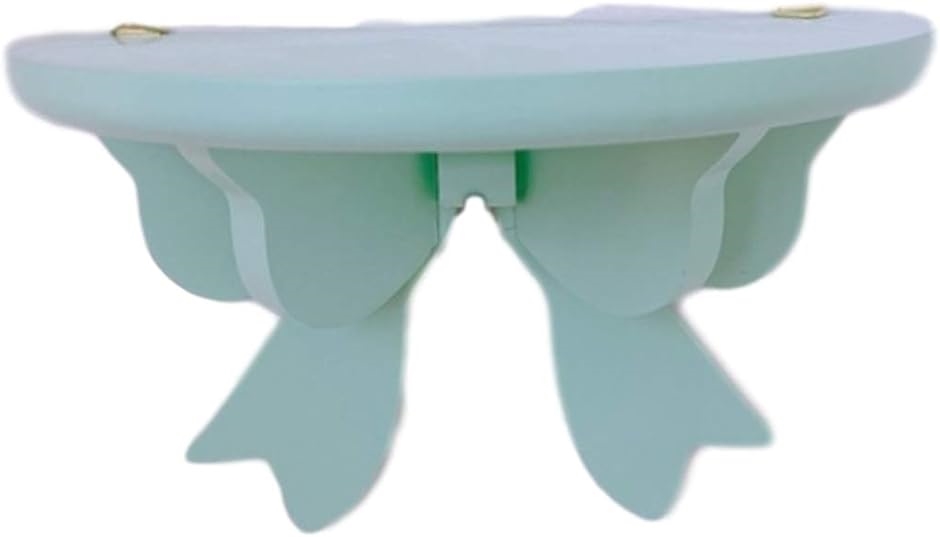 ウォールシェルフ 木製 20x12x8.5cm リボン かべかざり アンティーク