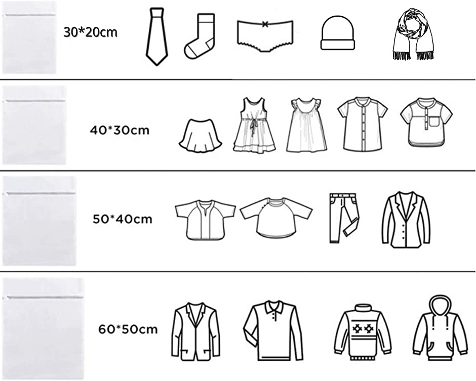 洗濯ネット 角型 洗濯袋 T-シャツ ネクタイ セーター 下着 靴下 4枚 細かい網目( 5枚)｜horikku｜04
