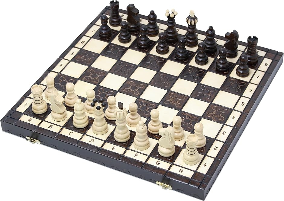 ChessJapan チェスセット クラクフ 42cm 木製( マルチカラー)｜horikku