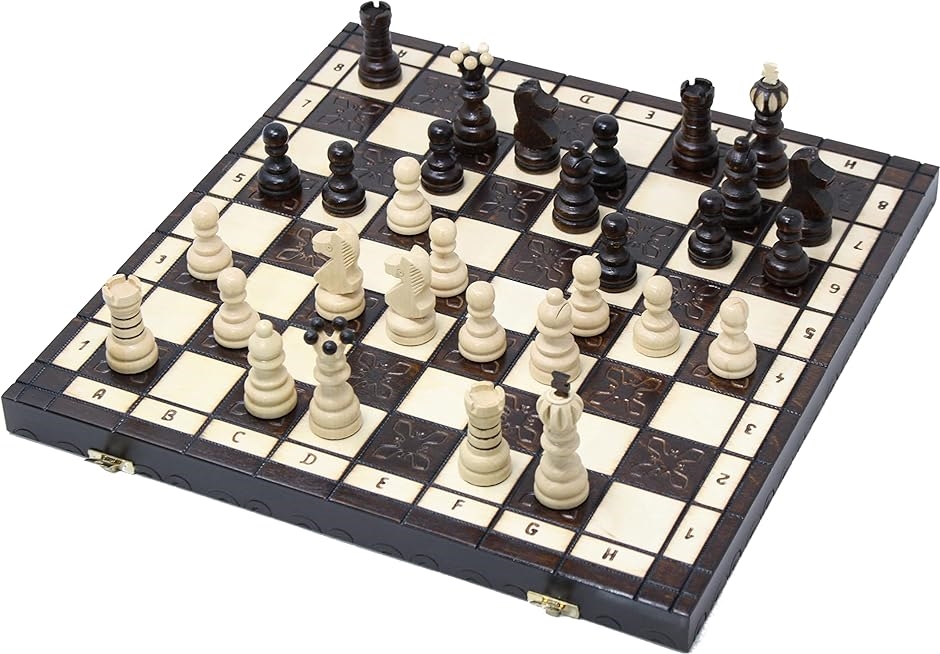 ChessJapan チェスセット クラクフ 42cm 木製( マルチカラー)｜horikku｜05
