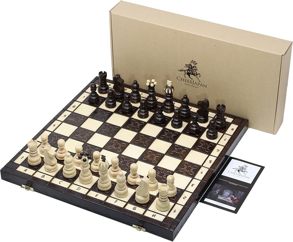ChessJapan チェスセット クラクフ 42cm 木製( マルチカラー)｜horikku｜09