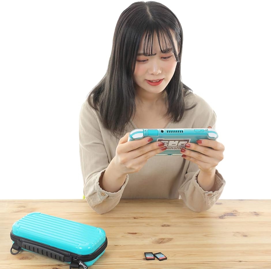 任天堂 switch ライト ハード ケース セット イエロー肩紐付き 2way( イエロー)｜horikku｜08