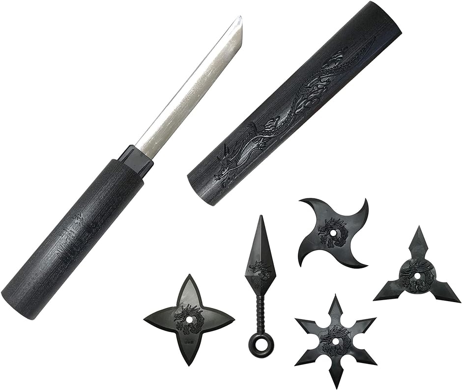 日本刀 短刀 侍 忍者 手裏剣 苦無 マジックナイフ おもちゃ なりきり