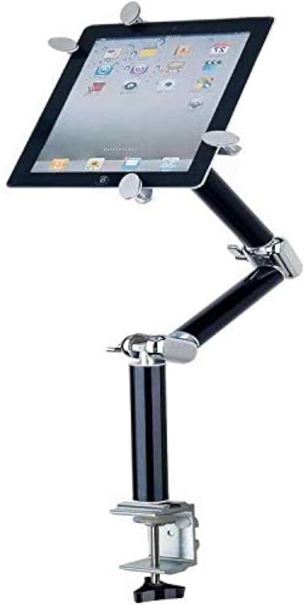 iPad タブレット スタンド ホルダー 車載 シートレールマウント 壁かけ 机 デスク 360度回転 角度調整可能｜horikku