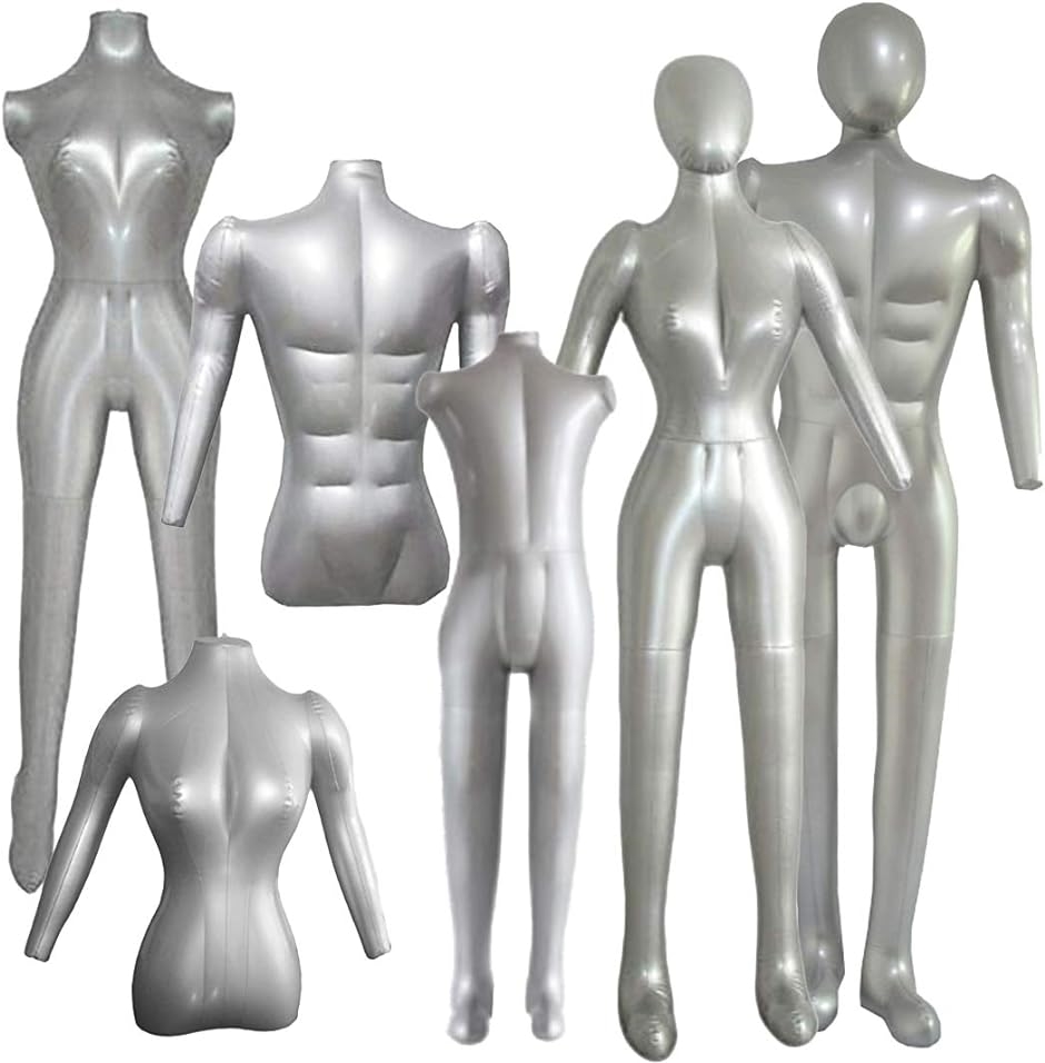 エアートルソー マネキン 空気式 レディース メンズ 子供 全身 上半身