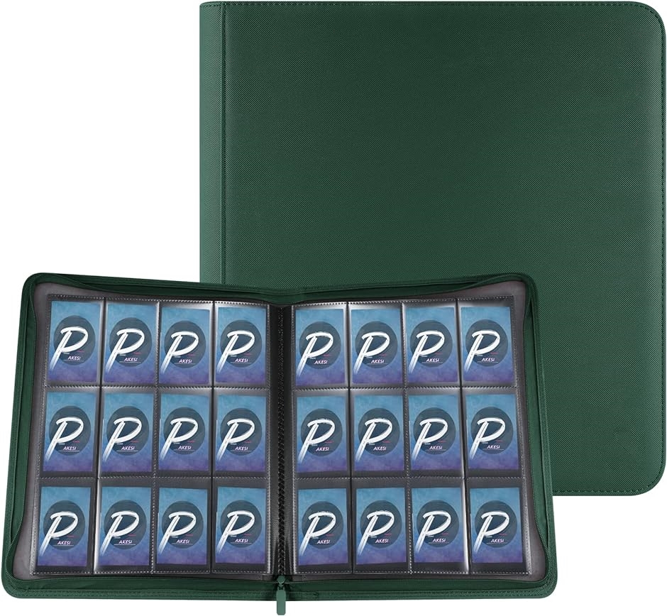 スターカードカードファイル 12ポケット 480枚収納( グリーン