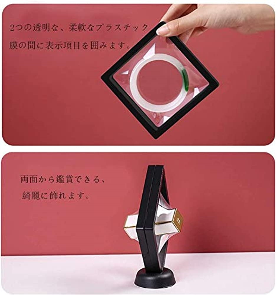 コインのディスプレイボックス 10個 5黒+5白ルースケース コイン収納ボックス 9( ホワイト+ブラック, 90x90x20MM) : スピード発送  ホリック - 通販 - Yahoo!ショッピング