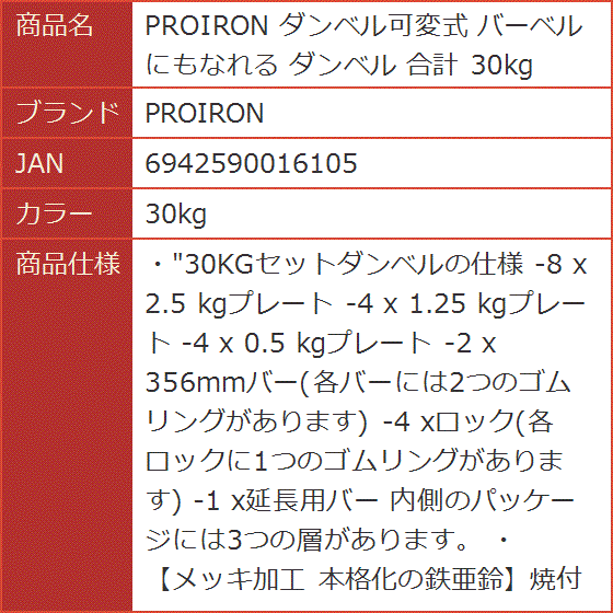 ダンベル 合計 （約）30キロくらい ダンベルセット 30kg 2個セット 合計60kg 滑りにくい 鉄アレイ