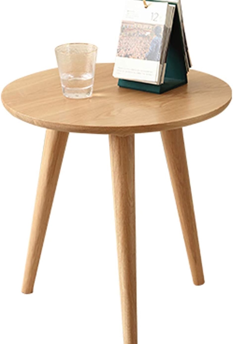 サイドテーブル 丸 アメリカオークウッド カフェテーブル イームズ