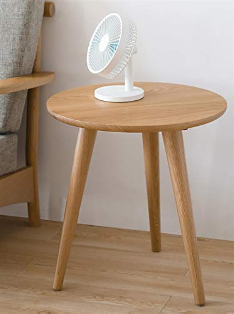 サイドテーブル 丸 アメリカオークウッド カフェテーブル イームズ