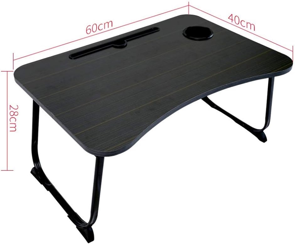 折りたたみテーブル ローテーブル 凹溝付き タブレット・スマホスタンド ラップトップテーブル( グリーン,  60x40x28cm)｜horikku｜08