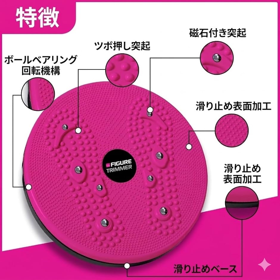 ラリー器、腹部痩身器。 ツイストボード コアツイスト お腹 痩せ マシン フュギュアトリマー