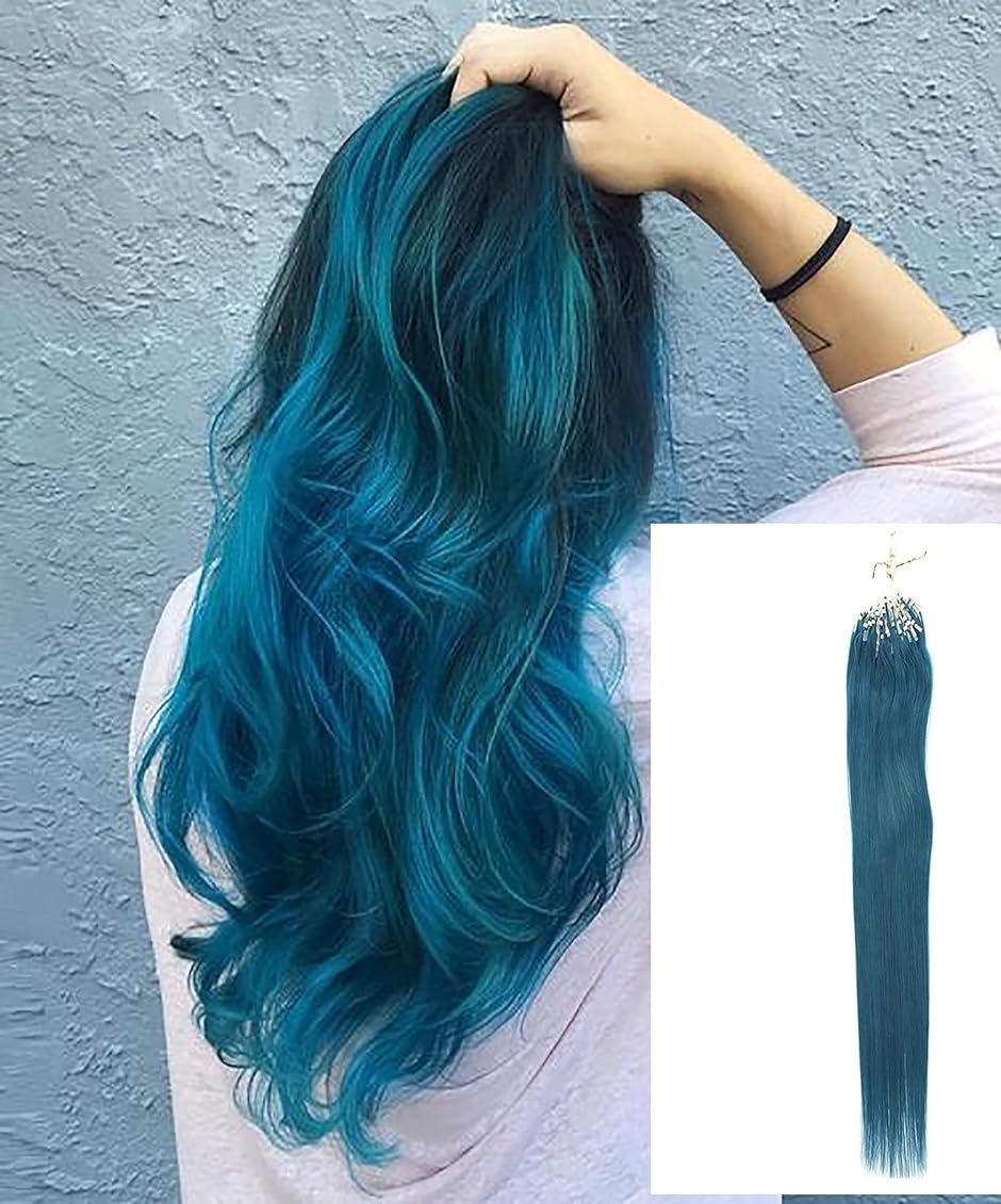 人毛 ring loop hair チップエクステ レミーエクステ カラー ウィッグ