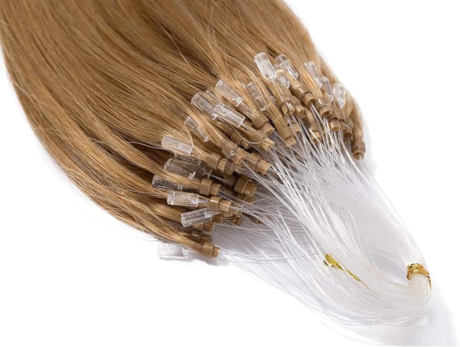 ウィッグ・エクステ mimi 人毛 ring loop hair チップエクステ レミーエクステ カラー