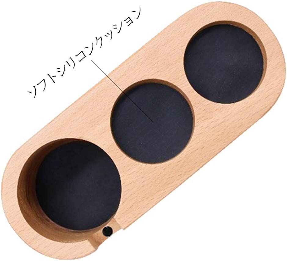 木製エスプレッソコーヒータンパーマット 51mm( mu-51)｜horikku｜02