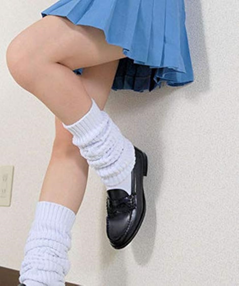 定番 ルーズ ソックス 白 スーパールーズ フリーサイズ( 120cm