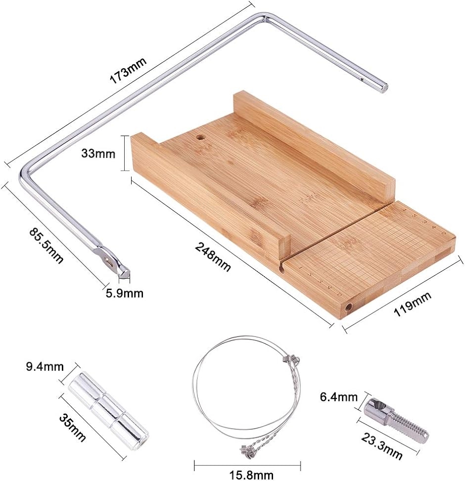 ワイヤーソープカッター 手作り石鹸用 手芸用カッター 木製石鹸