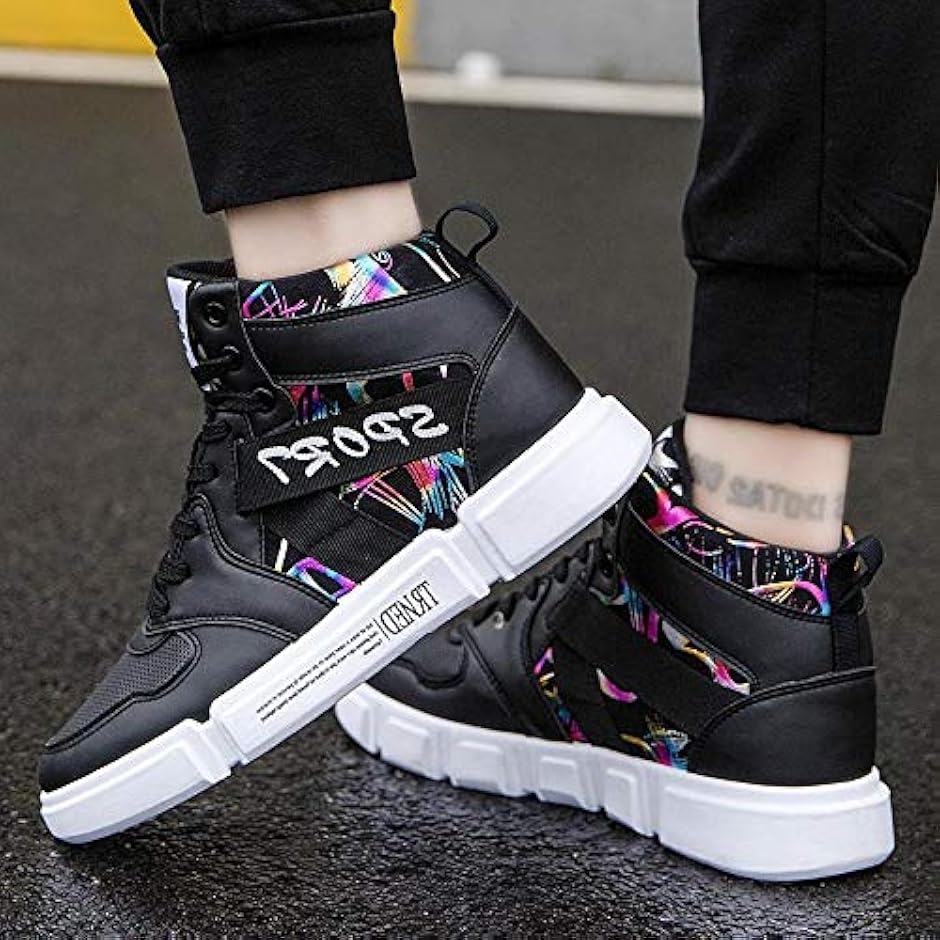 アスペルシオ ハイカット シューズ スニーカー メンズ カラフル 運動靴