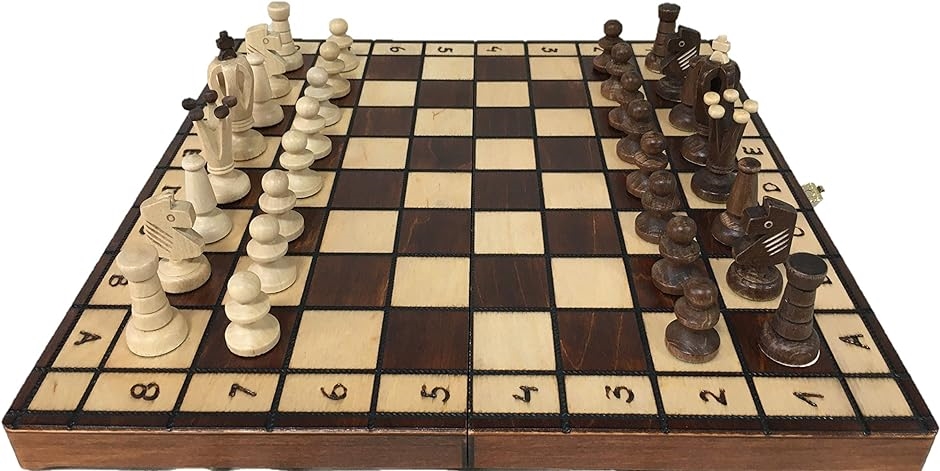 ポーランド製 ハンドメイド・チェスセット Wegiel Chess Royal / King's 36 ロイヤル36