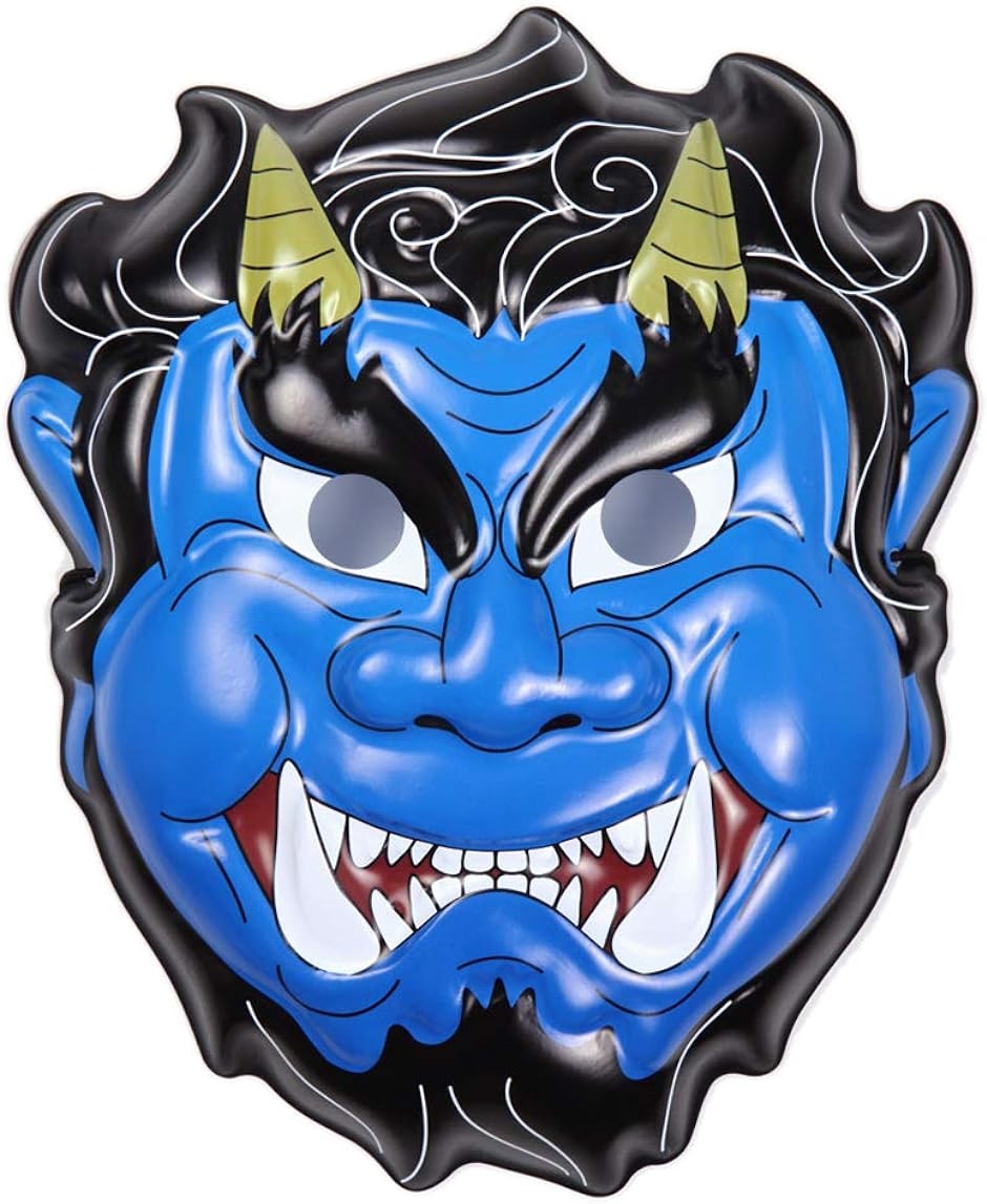 節分専用 超リアル 3D 鬼のお面 サイズ大きめ 大人用 赤鬼お面タイプB