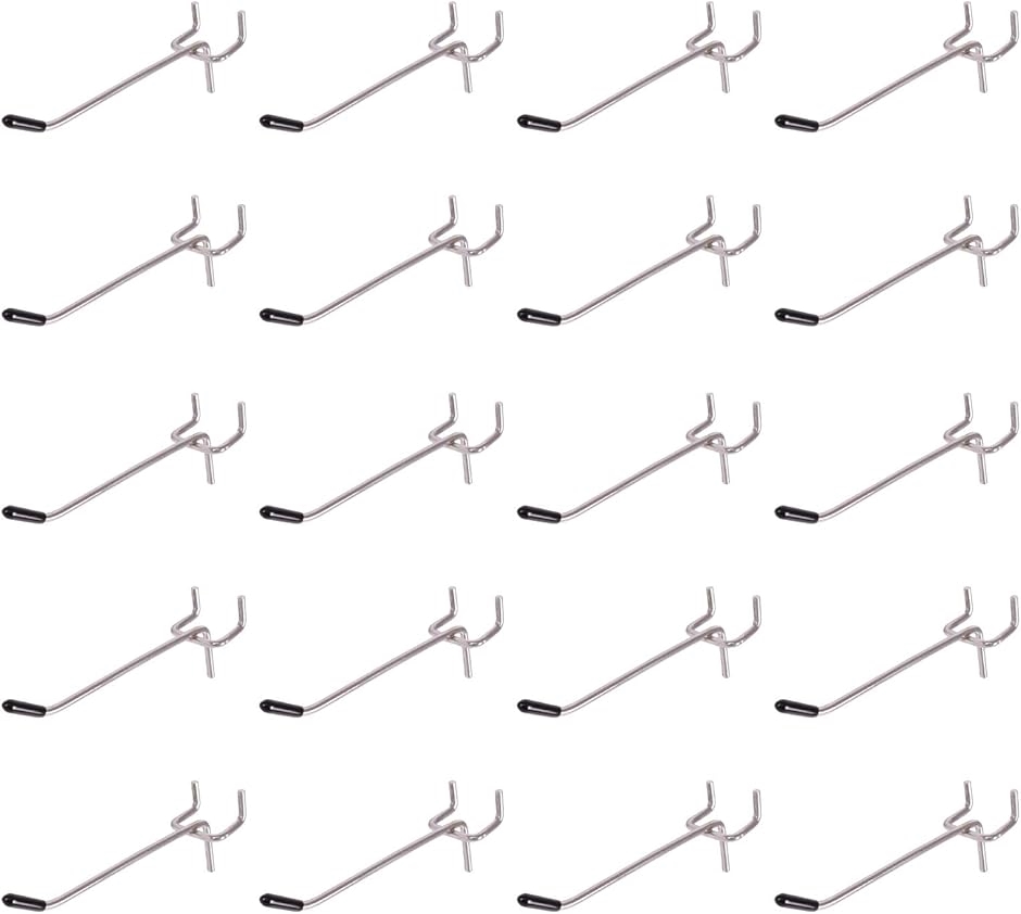 有孔ボード フック セット ゴム付き 10cm 20本セット(10cm 20本セット