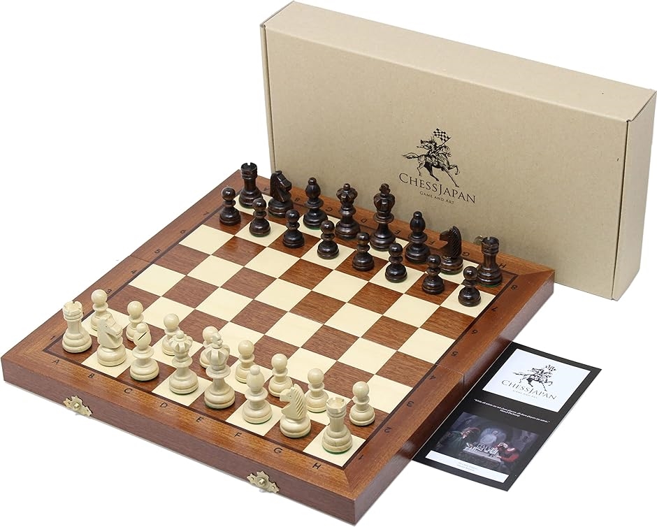 ChessJapan チェスセット オリンピアード 35cm 木製( マルチカラー)｜horikku