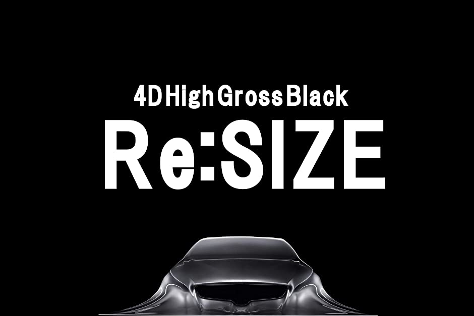 4Dハイグロス カーボンシート ラッピングシート ブラック リサイズ版 148x200cm( 黒,  148x200cm)｜horikku｜02