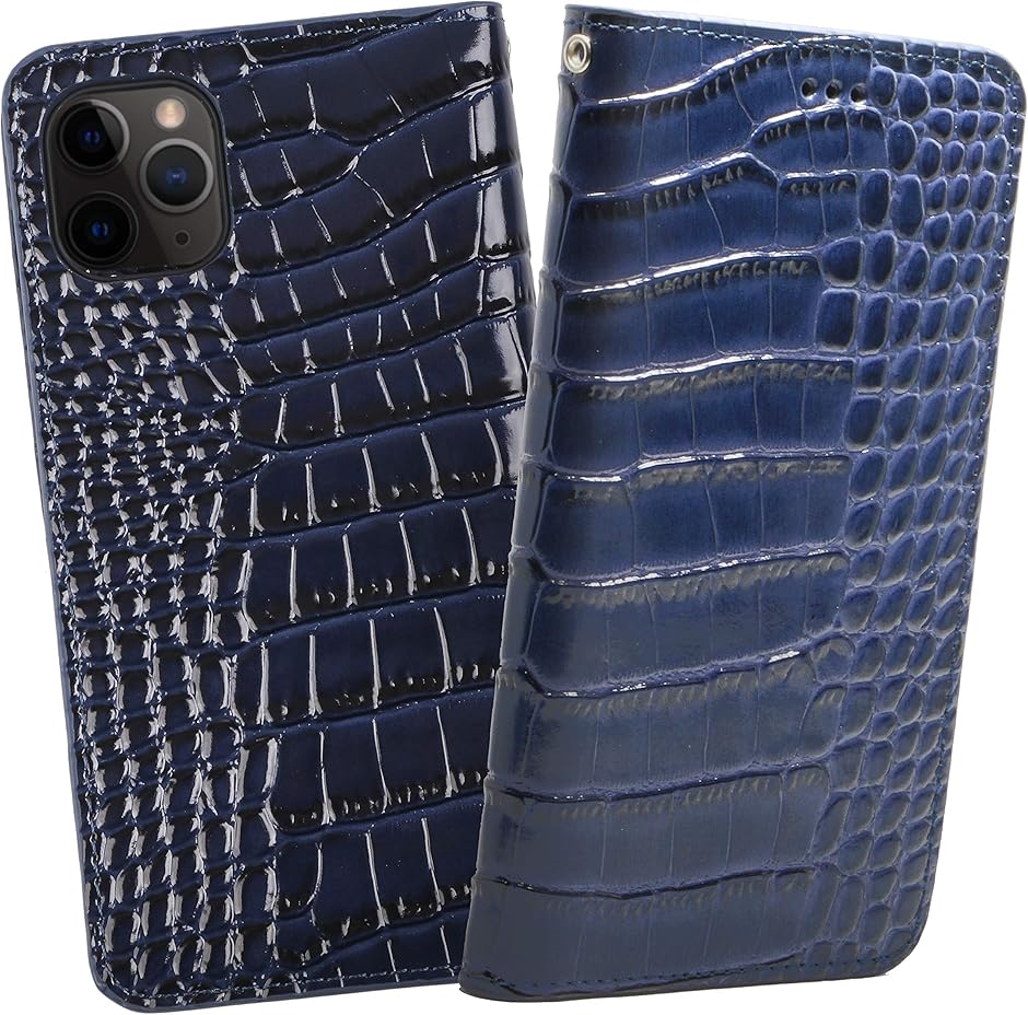 ゴジラクロコダイルレザー ケース ブラック ゴジラクロコダイルレザー ケース ブラック クロコダイル x 牛革 Pro