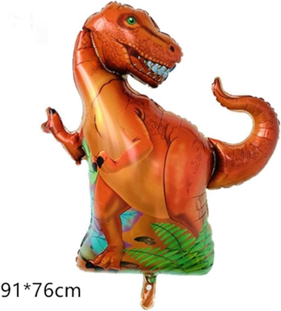 Pile Stone アルミ 風船 Ｂｉｇ サイズ 恐竜 おもちゃ アルミバルーン 恐竜セット( マルチカラー)｜horikku｜02