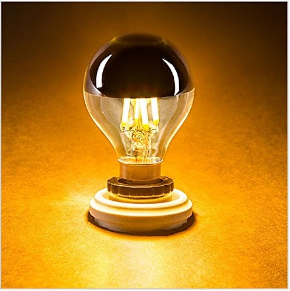 KY LEE エジソンクラシック 電球 フィラメント G45 LED 6W白熱電球60W相当 2700K 電球色(LIB-0032 ...