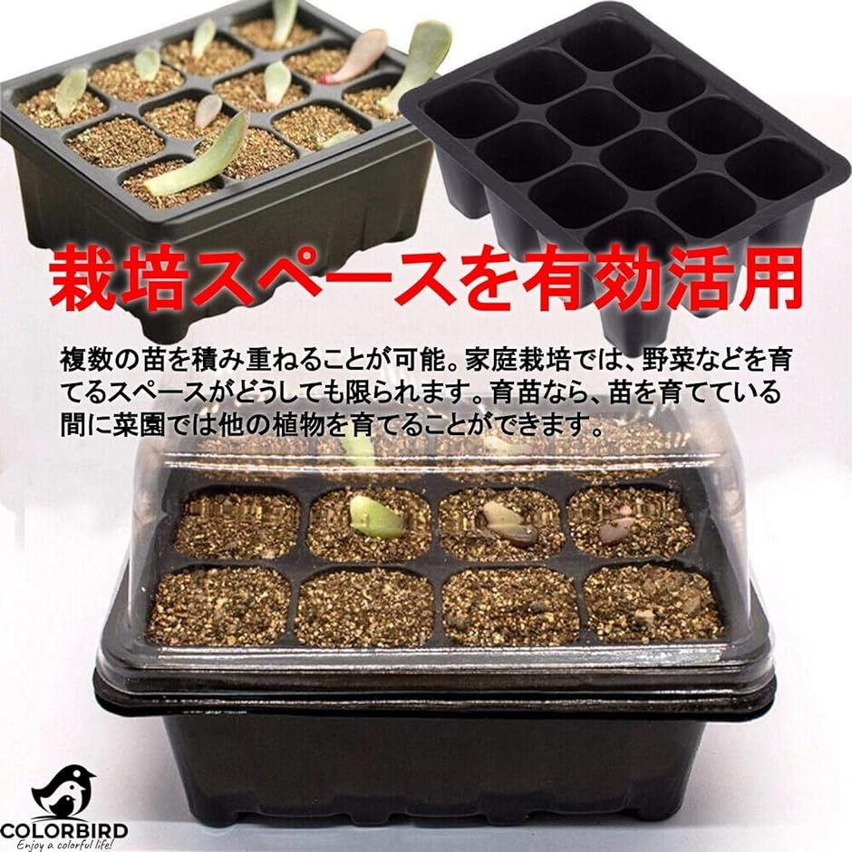 種まきポット 12穴 3セット 花 苗 ハーブ 植木鉢 おしゃれ 園芸用品