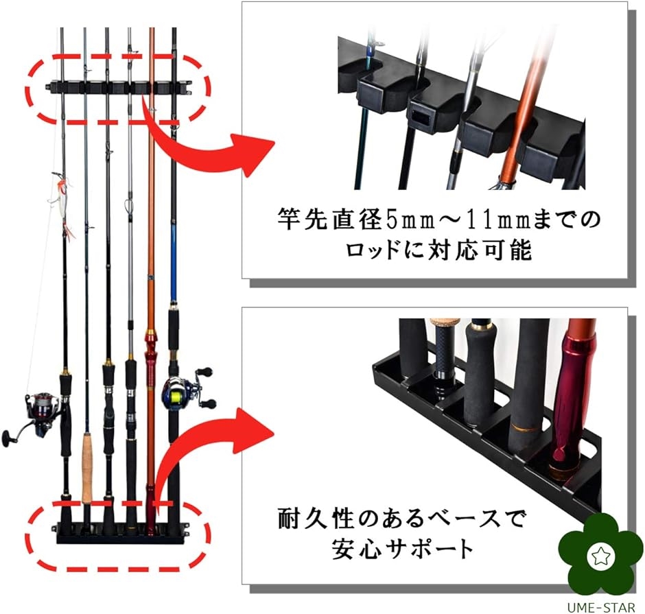 ロッドホルダー 壁掛けの商品一覧 通販 - Yahoo!ショッピング