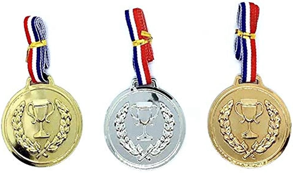 メダル 18個 セット 金メダル 銀メダル 銅メダル 各6個 運動会 グッズ
