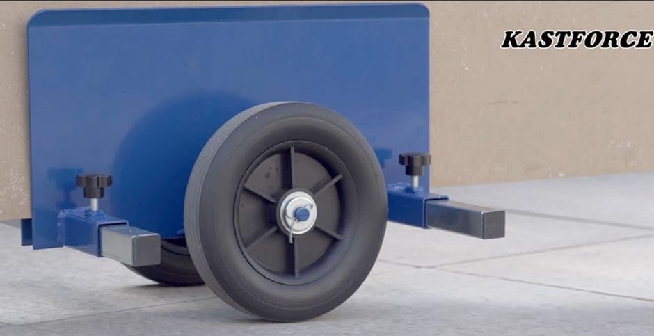 KF4002 パネル台車 ボード台車 ドア台車 耐荷重250kg 石膏ボード ドリー 8インチノンフラットタイヤ採用( ブルー)｜horikku｜04