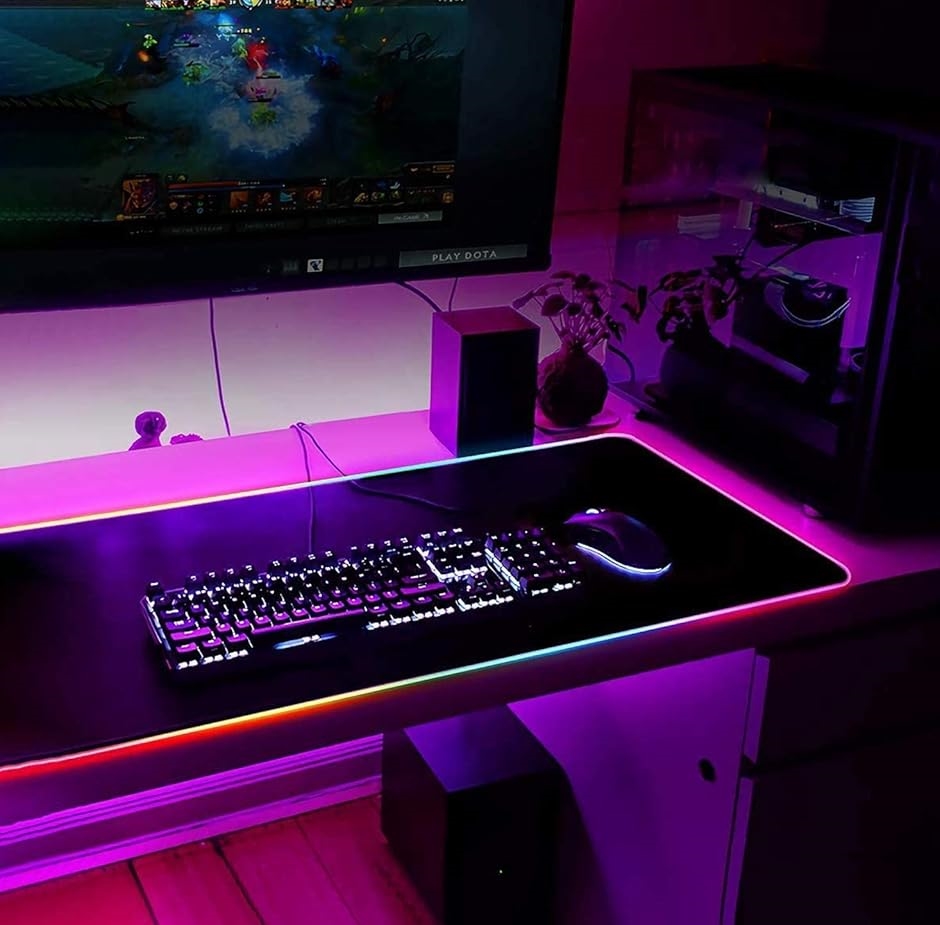 マウスパッド 大型 ゲーミング RGB ハード LED 発光 超滑らか 15 マウスパッド 大型 ゲーミング RGB ハード LED 発光 超滑らか 15