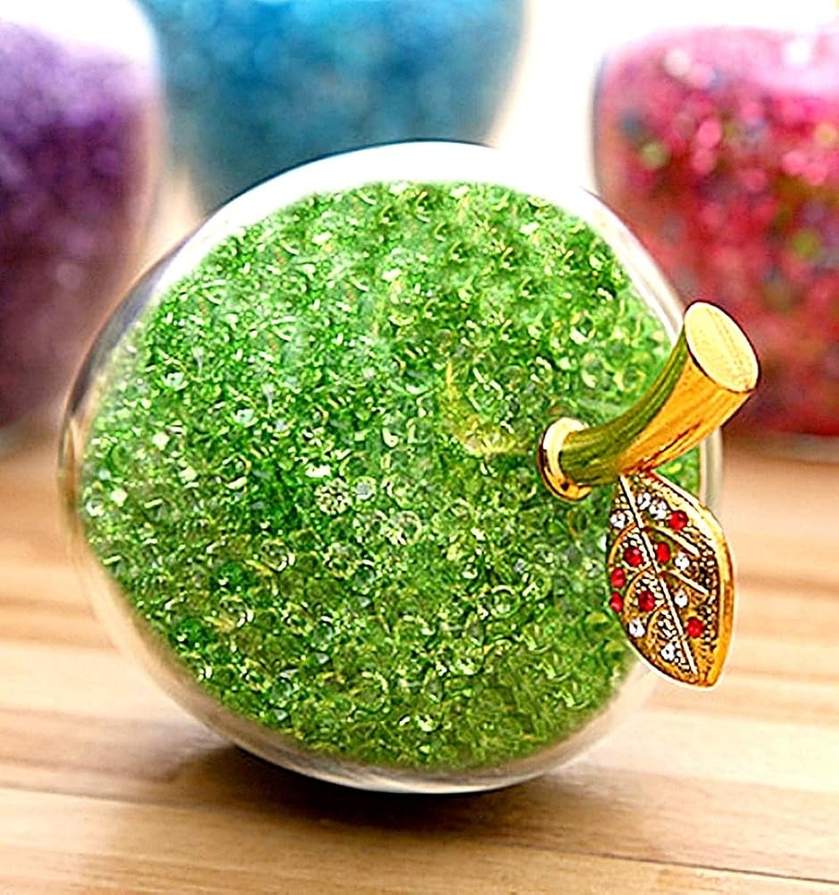 運気アップ 風水 幸運林檎 リンゴ インテリア クリスタル 置物 サン